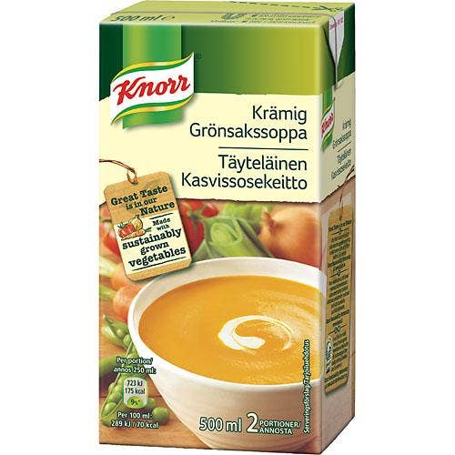 Ej sorterad Krämig Grönsakssoppa Knorr