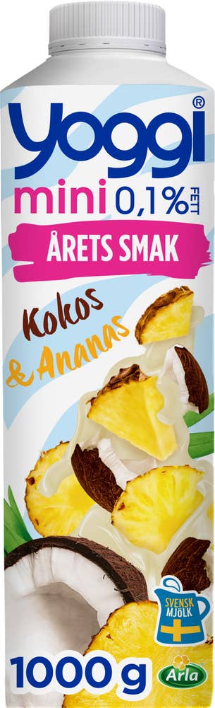 Yoggi® Yoghurt Mini 0,1% Kokos Ananas