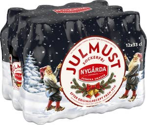 Nygårda Julmust Sockerfri 12x33cl