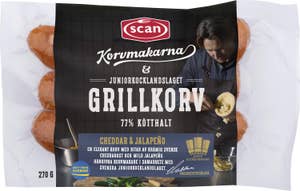 Scan Grillkorv Cheddar & Jalapeno