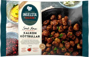 Ingelsta Kalkon Små Kalkonköttbullar Frysta