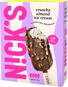 Nick's Glasspinne Crunchy Almond 4-p