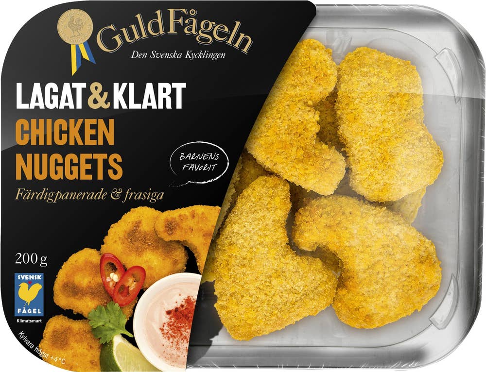 Guldfågeln Lagat & Klart Chicken Nuggets