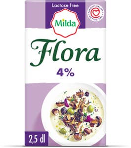 Flora by Milda Matlagningsalternativ Mat 4% Laktosfri