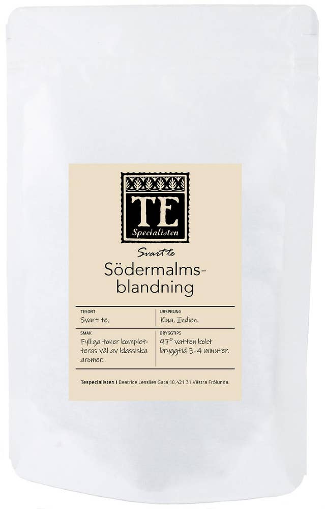Tespecialisten Te Svart Södermalmsblandning