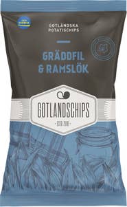 Gotlandschips Chips Gräddfil & Ramslök