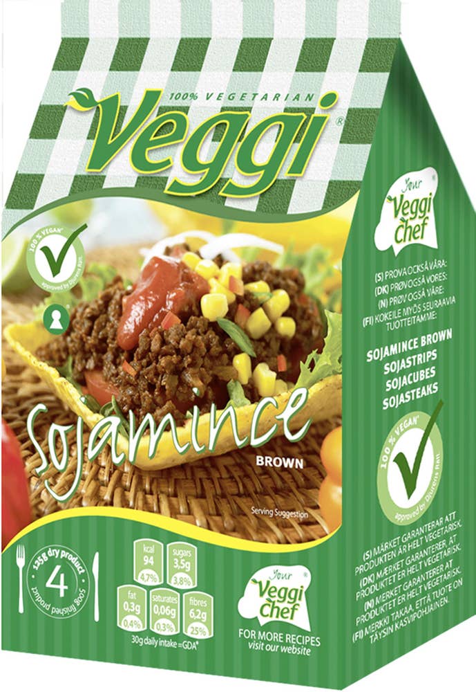 Ej sorterad Sojafärs Brun Ps Veggi