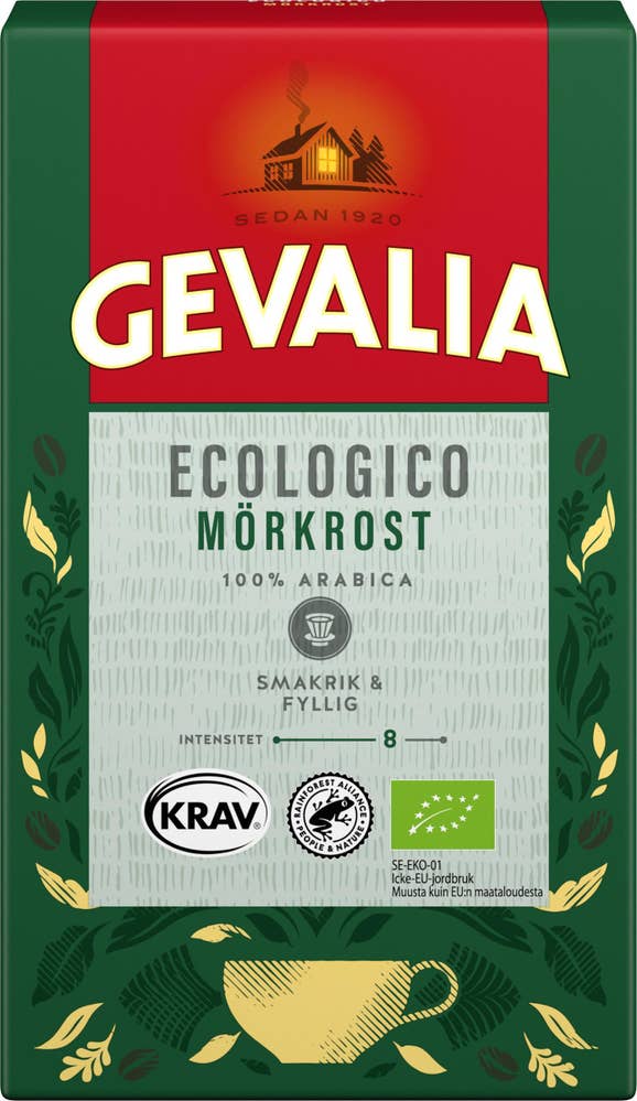 Gevalia Kaffe Mörkrost EKO/KRAV