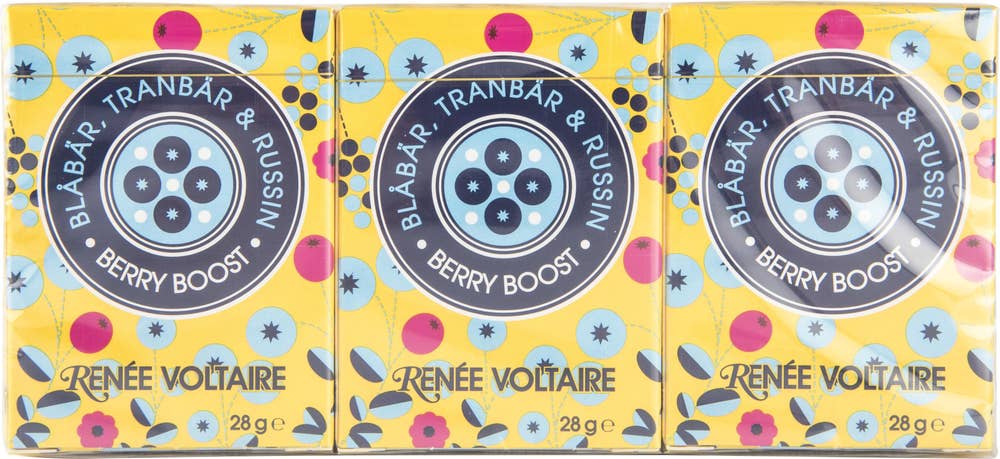 Renée Voltaire Berry Boost Blåbär/Tranbär/Russin 6x28g