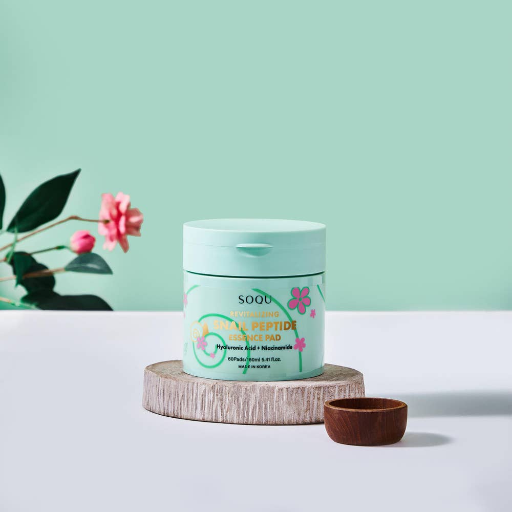 SOQU Snail Peptide Essence Pad
