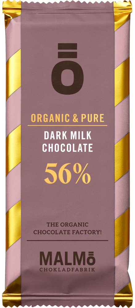 Malmö Chokladfabrik Mörk Choklad 56% EKO