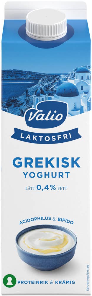 Valio Grekisk Yoghurt Naturell 0,4% Laktosfri