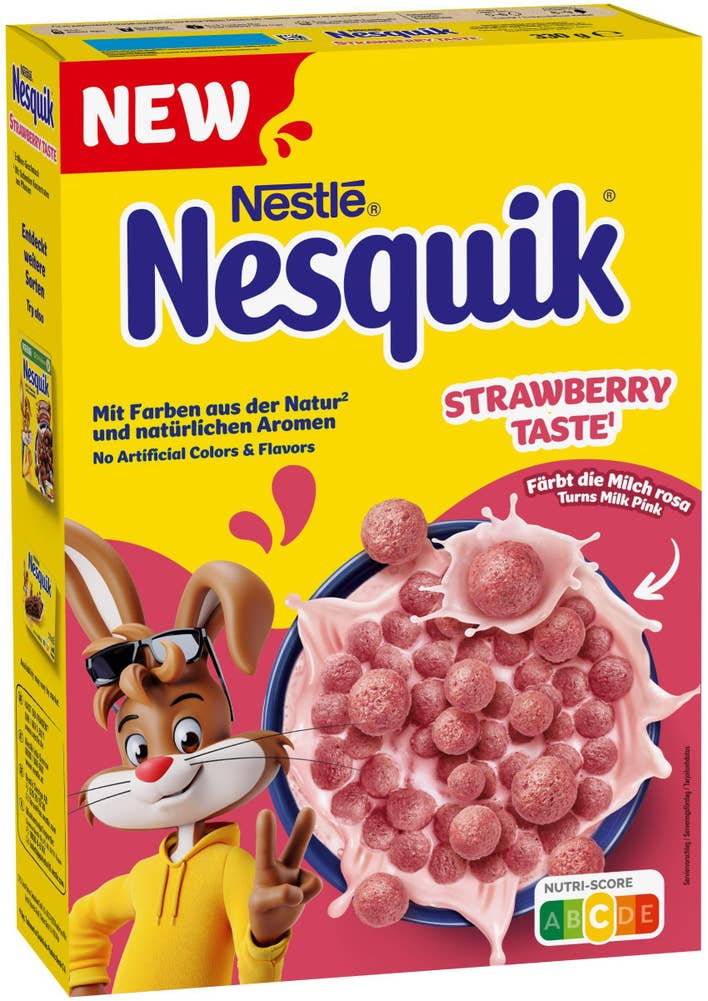 Nestlé Flingor Nesquik Jordgubb