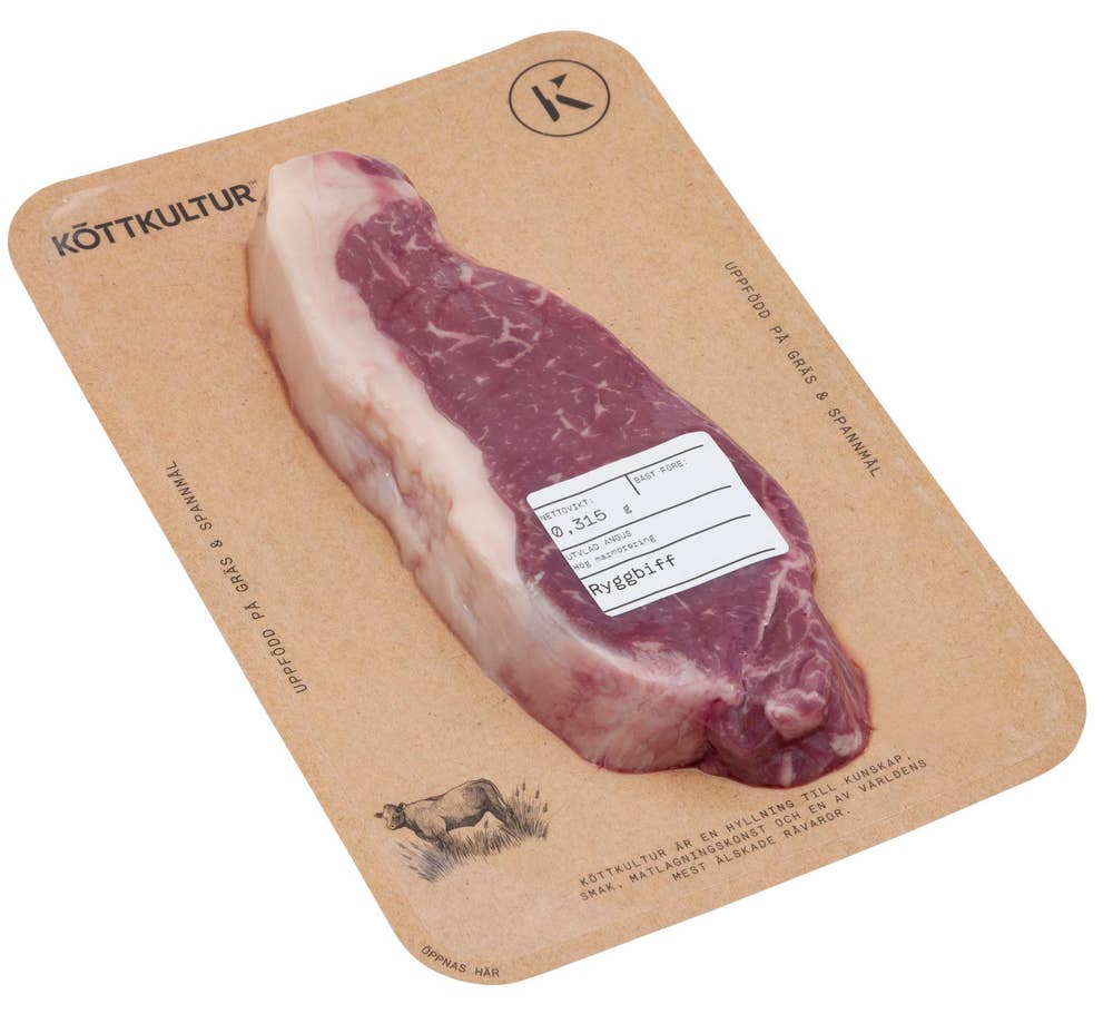 Köttkultur Ryggbiff Angus ca 290g Köttkultur