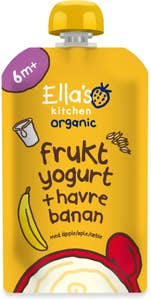Ella's Kitchen Klämmis Fruktyoghurt Havre & Banan 6M EKO