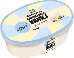 Alvestaglass Glass Gammeldags Vanilj Laktosfri