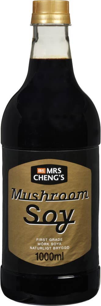 Ej sorterad Mushroom soy 1L Mrs Chengs