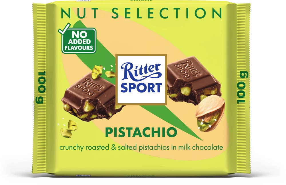 Ritter Sport Mjölkchoklad Pistasch