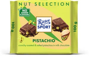 Ritter Sport Mjölkchoklad Pistasch
