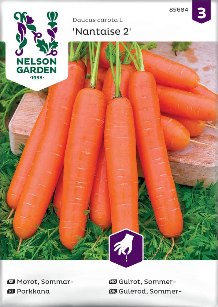 Nelson Garden Odlingsfrön Morot Nantaise