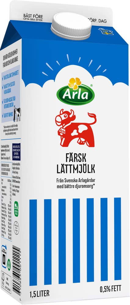 Arla Ko® Färsk Lättmjölk 0,5%
