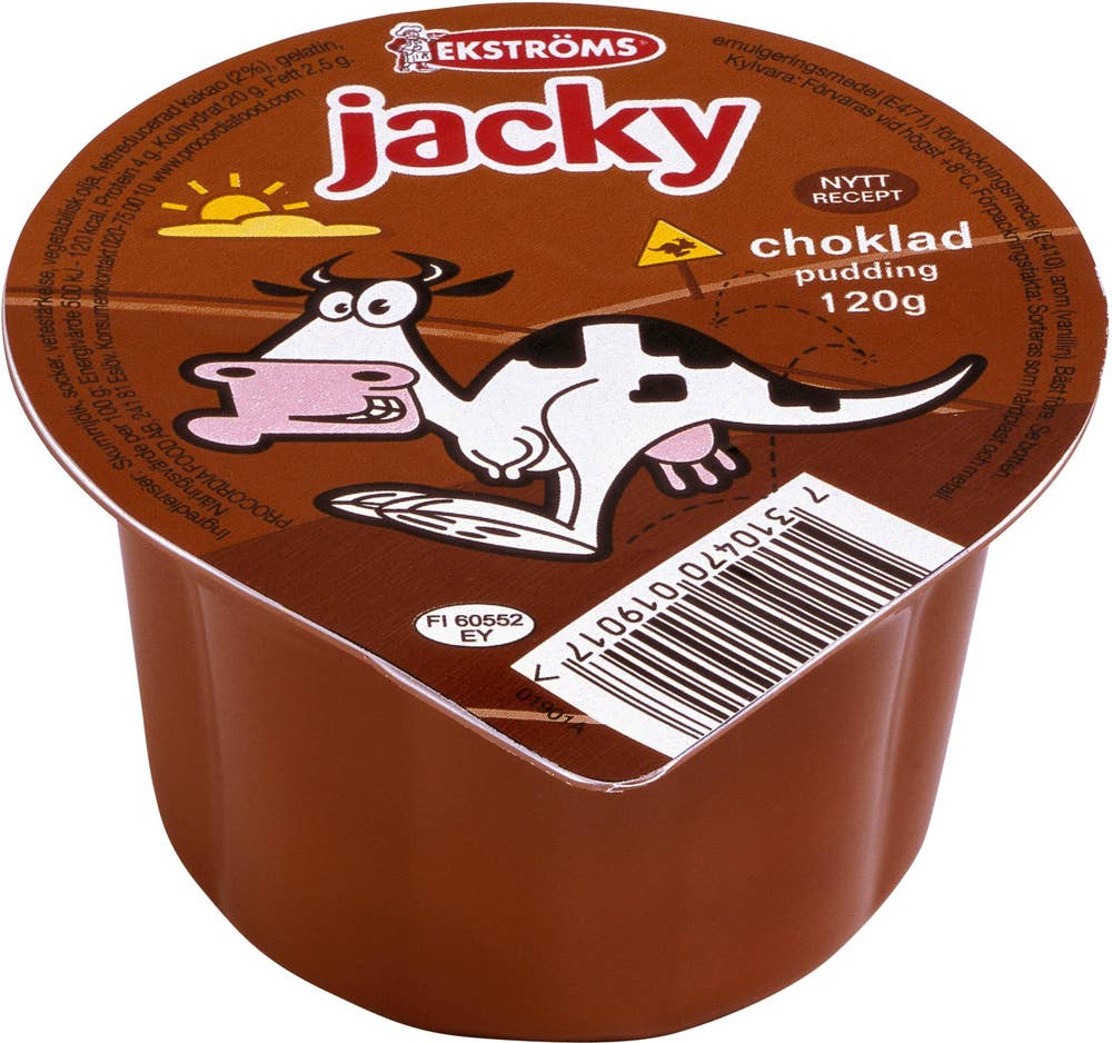 Ekströms Chokladpudding Jacky 2,5 % Ekströms