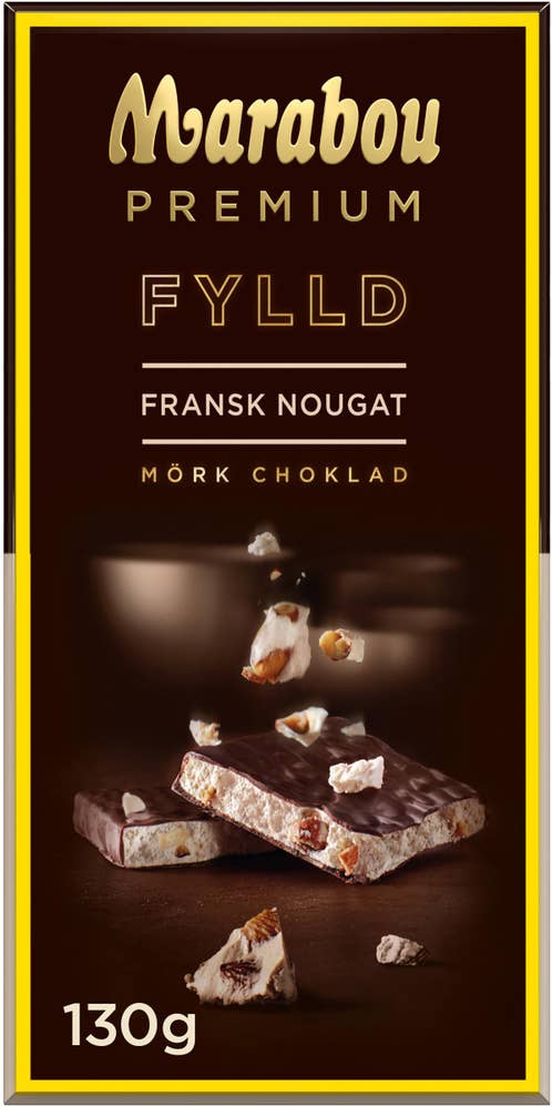 Marabou Premium Mörk Choklad Fransk Nougat