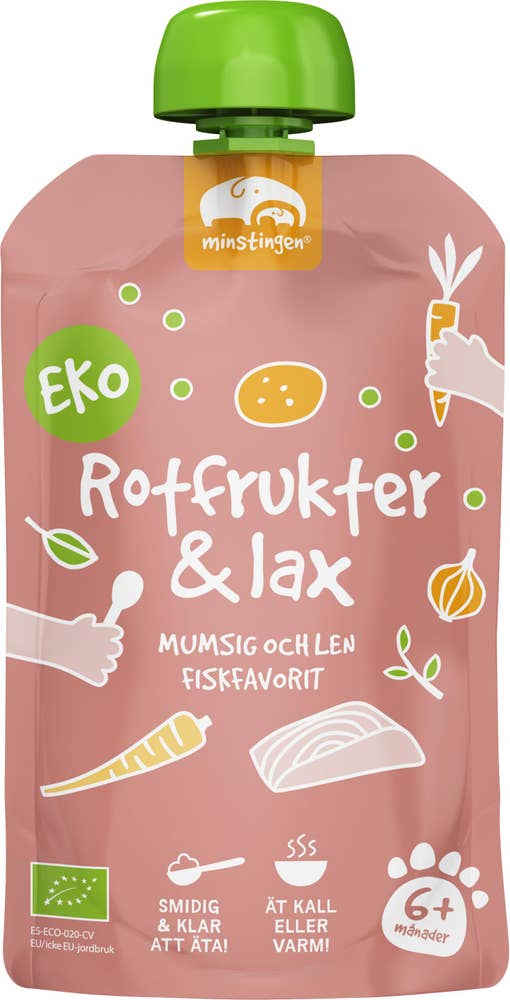 Minstingen Klämmis Rotfrukter & Lax +6M EKO