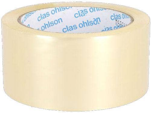 Clas Ohlson Packtejp Tystavrullad 50mmx66m Clas Ohlson