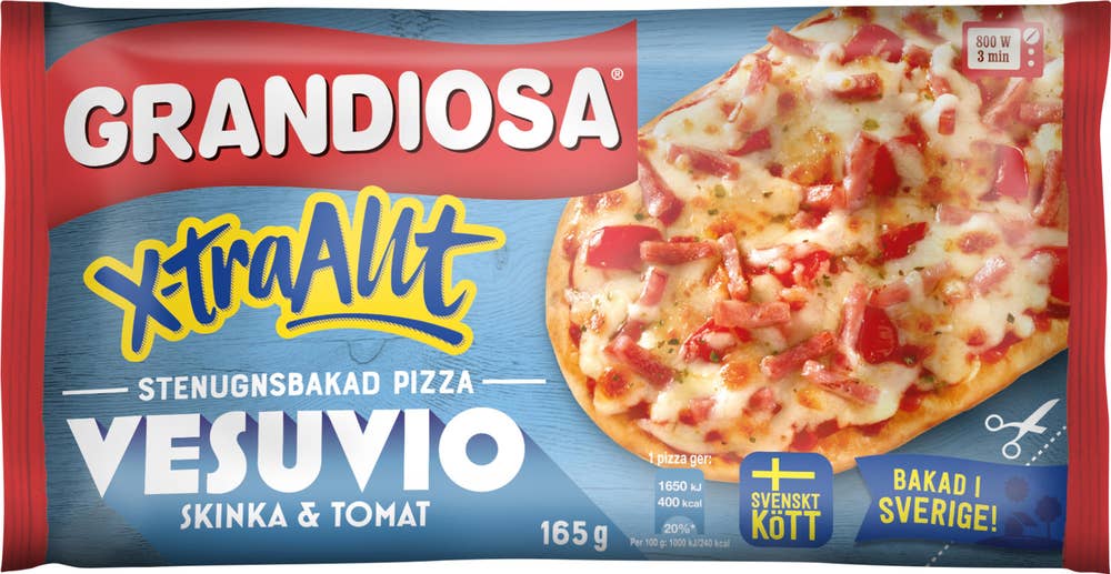Grandiosa Pizza Vesuvio X-Tra Allt Fryst