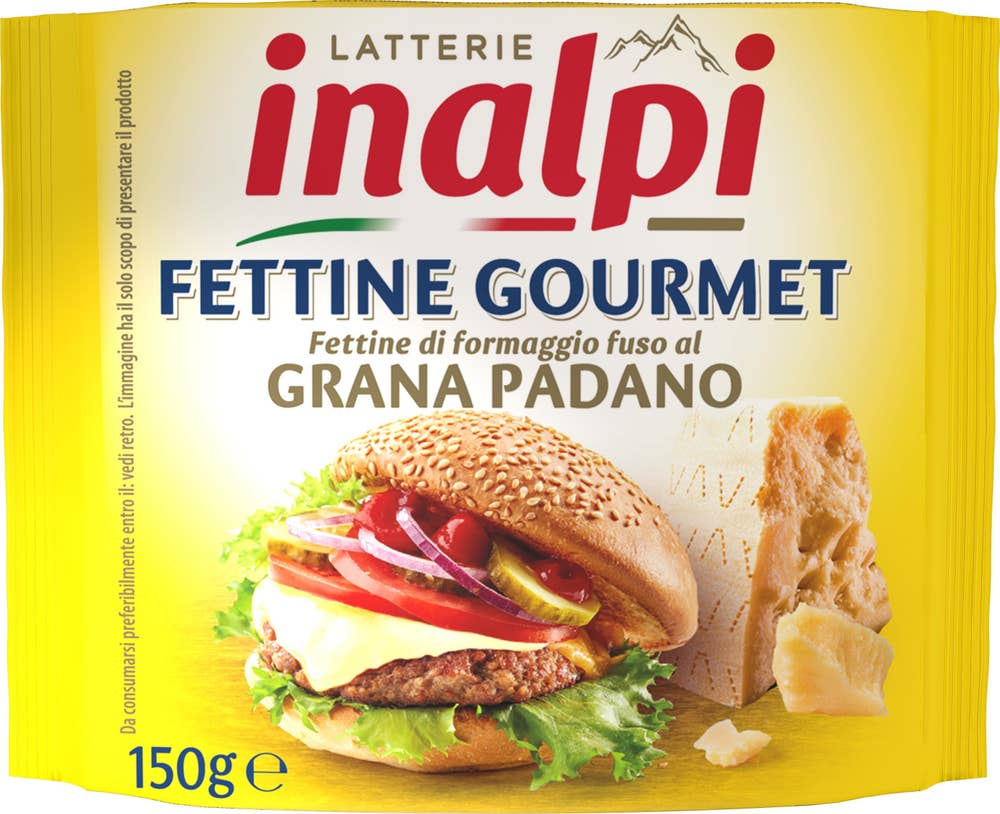 Inalpi Hamburgerost Grana Padano Fettine di Latte