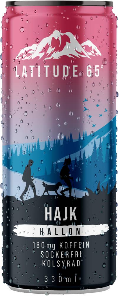 Latitude 65 Energidryck Hajk Sockerfri