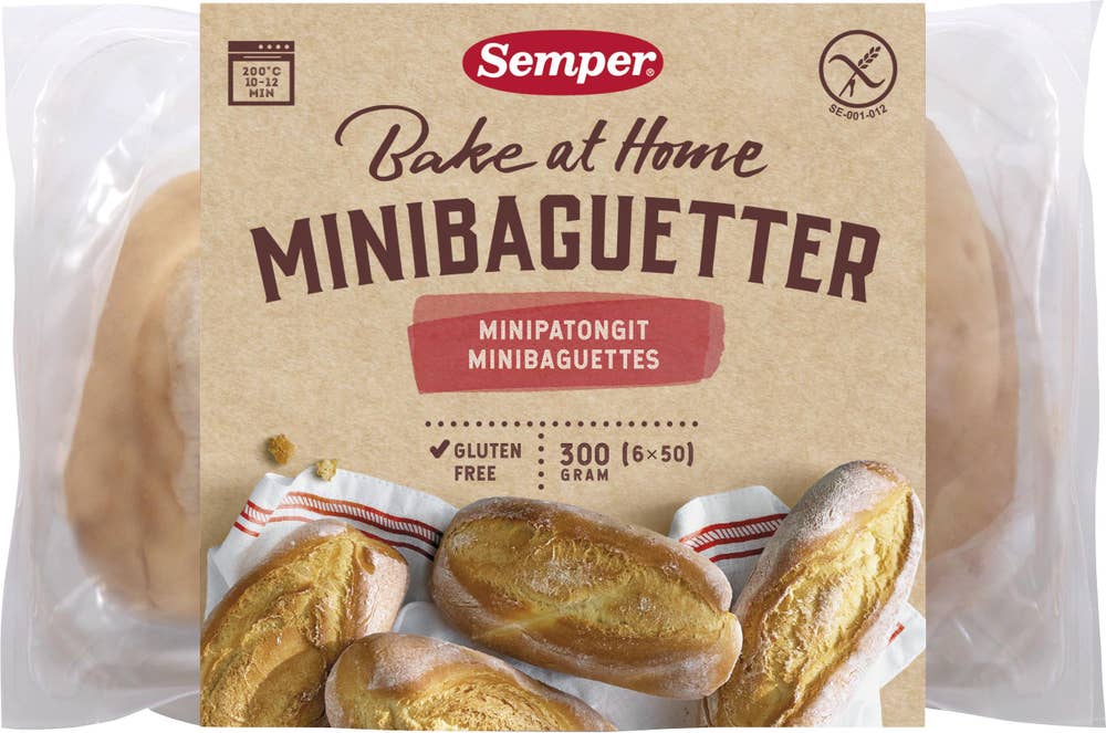 Semper Minibaguetter Glutenfri