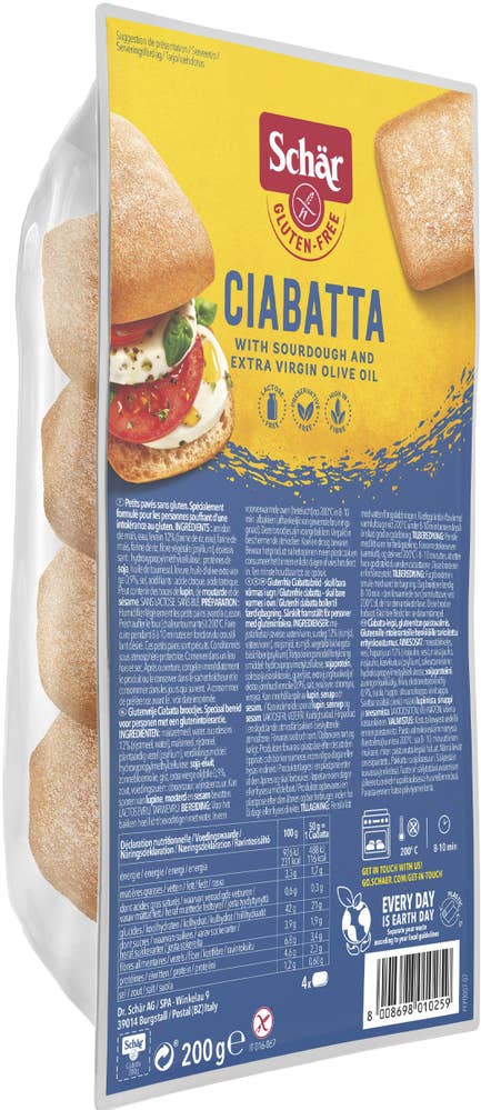Schär Ciabatta Glutenfri Dr Schär