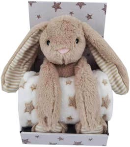 Carlobaby Fleecefilt & Gosedjur Kanin