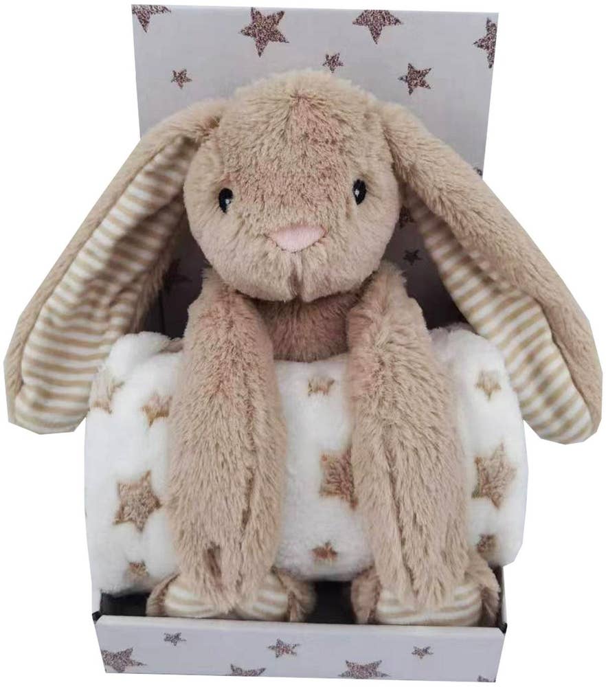 Carlobaby Fleecefilt & Gosedjur Kanin