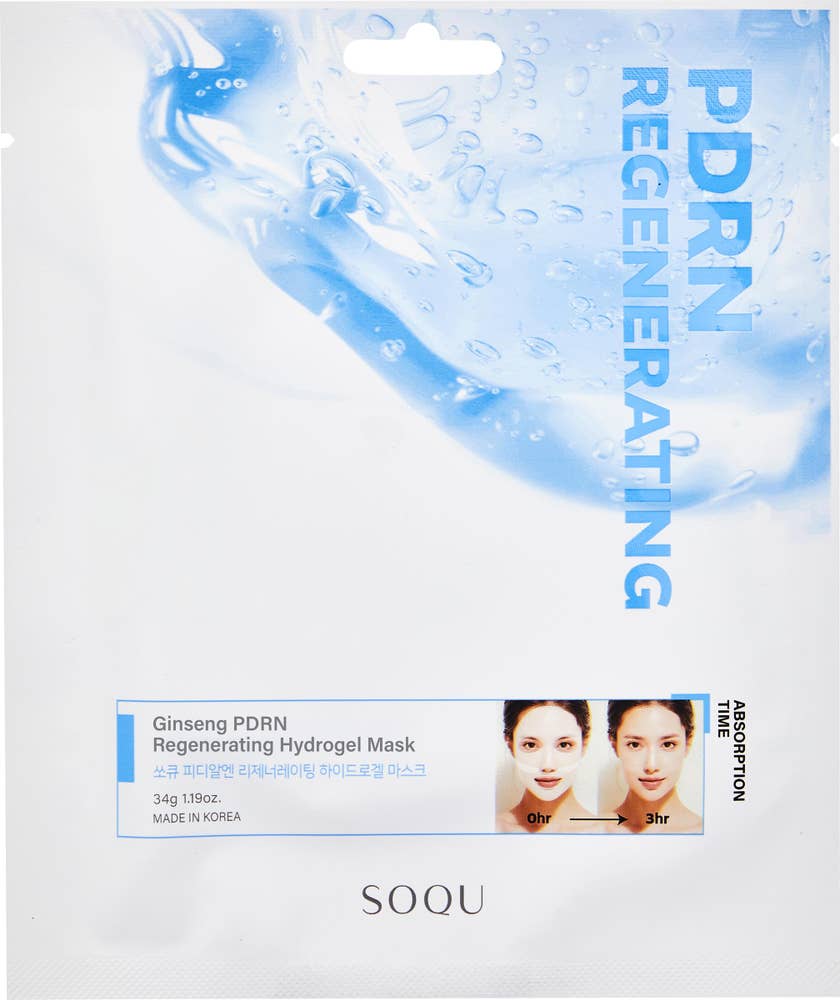 SOQU Ginseng PDRN Regenerating Hydrogel Mask
