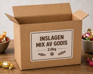 Hultén Godismix Låda