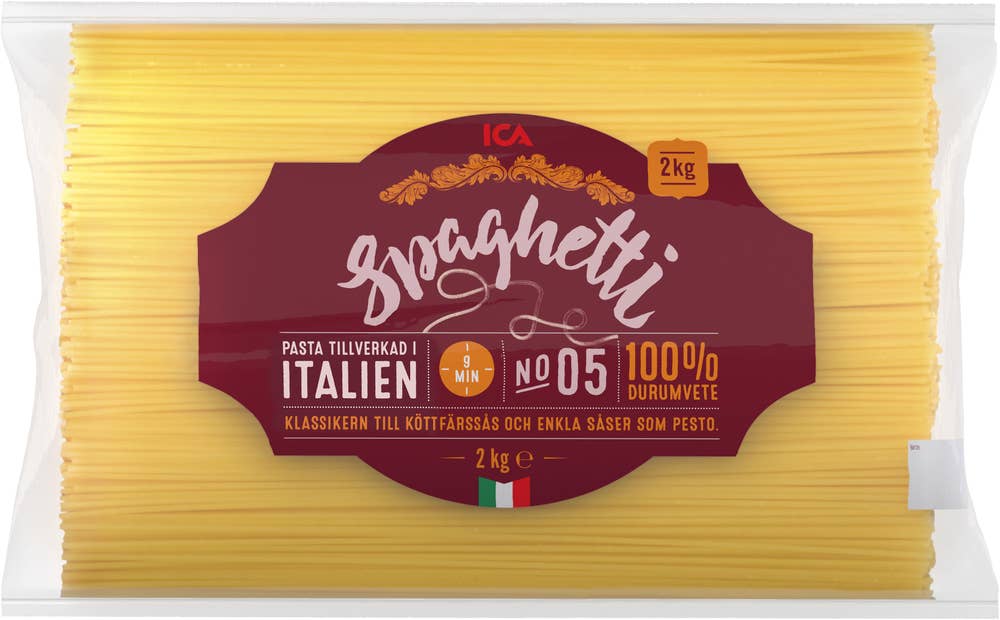 Ej sorterad Spaghetti Ica Italia