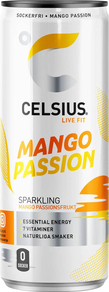 Celsius Energidryck Mango Passion