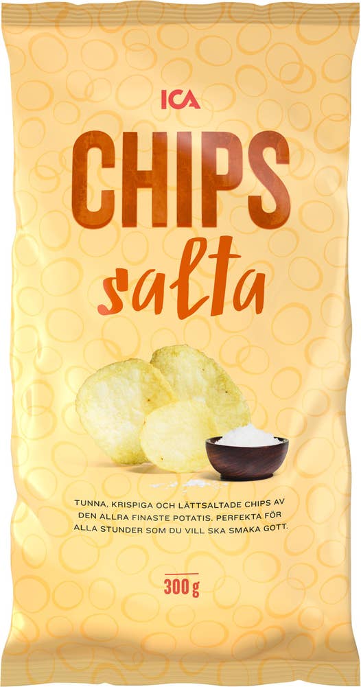 Ej sorterad Chips Saltade Ica