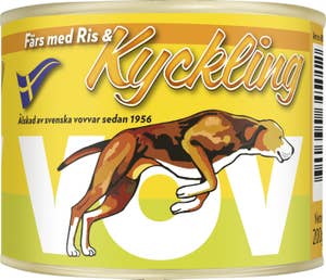 Vov Hundmat Kyckling & Ris
