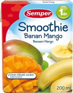 Semper Smoothie Banan Mango 12M