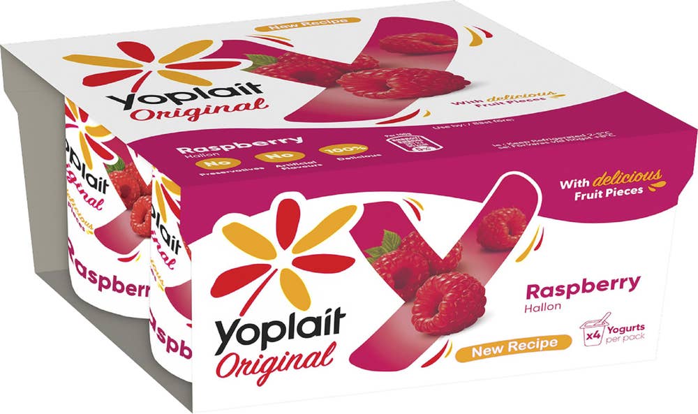 Yoplait Yoghurt Hallon 2,3% 4-p