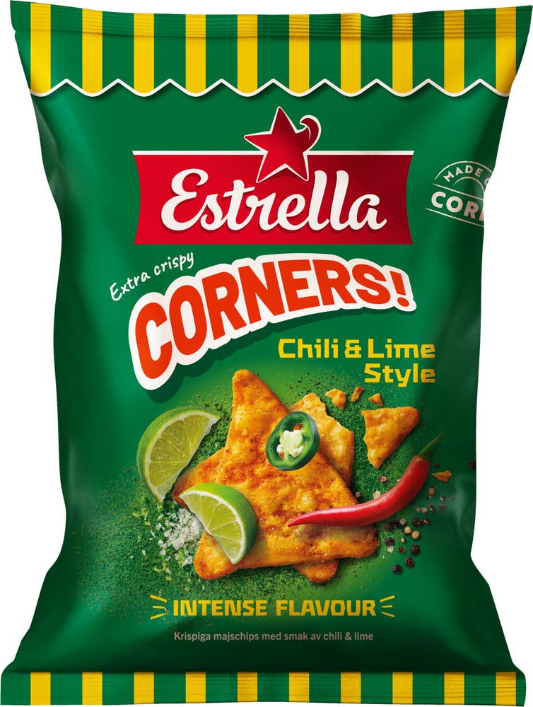 Estrella Corners Chili & Lime