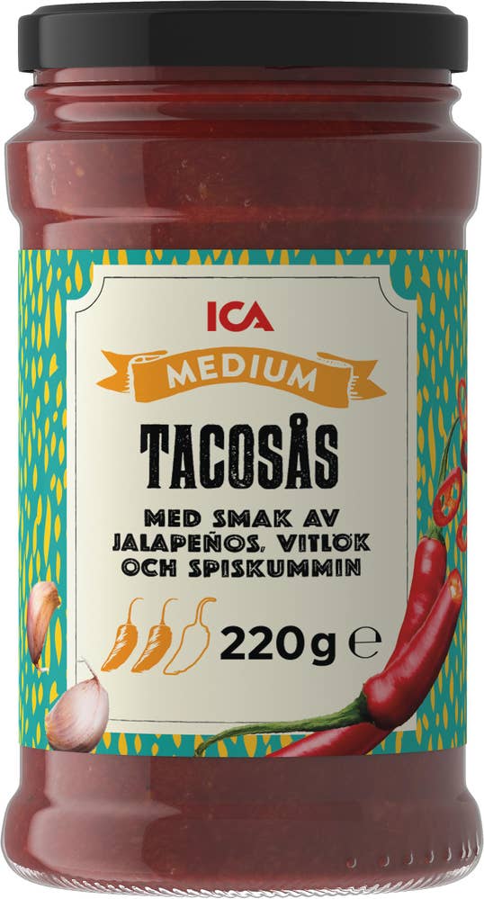 Ej sorterad Taco Sauce Medium Ica