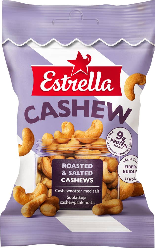 Estrella Cashewnötter Rostade & Saltade