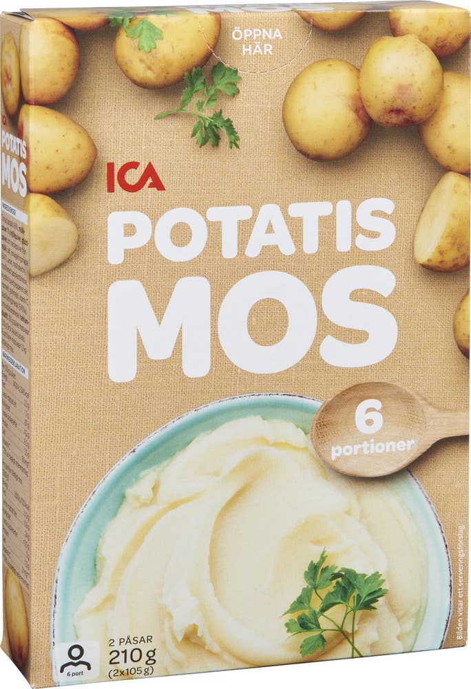 Ej sorterad Potatismos 6-port Ica