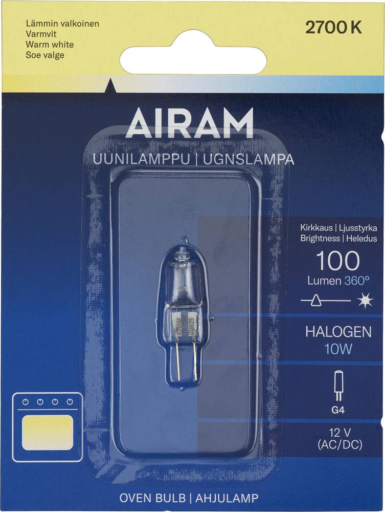AIRAM Ugnslampa Air Halo PO 10W 100LM G4