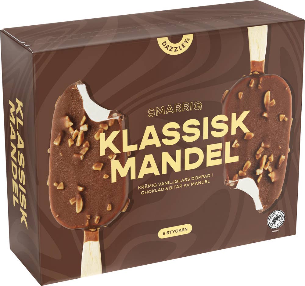 Glasspinnar Klassisk Mandel